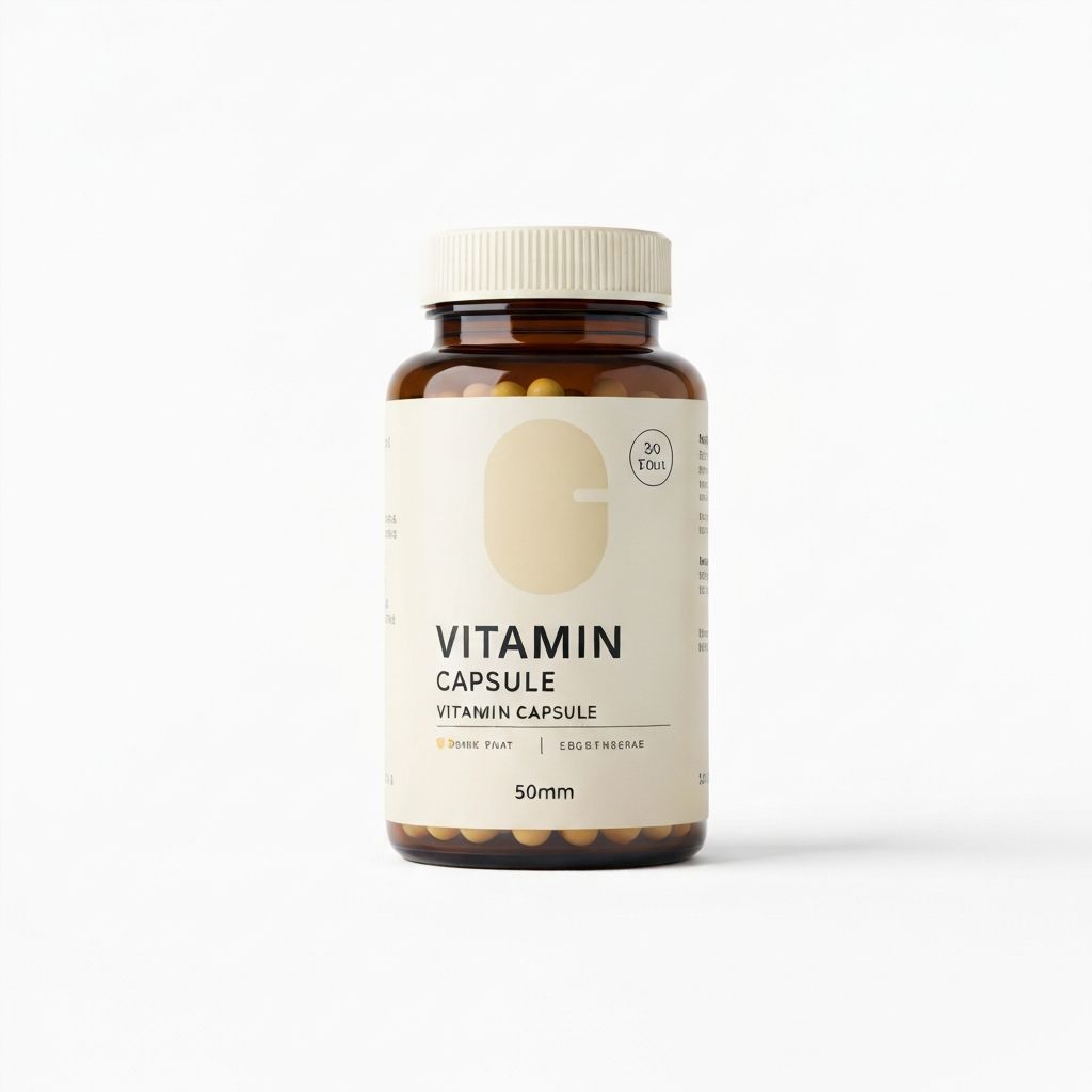 Vitamin-Kapseln-Flasche