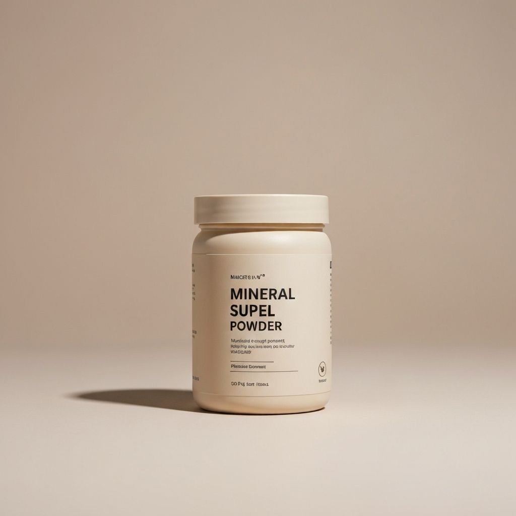 Mineral-Pulver-Behälter